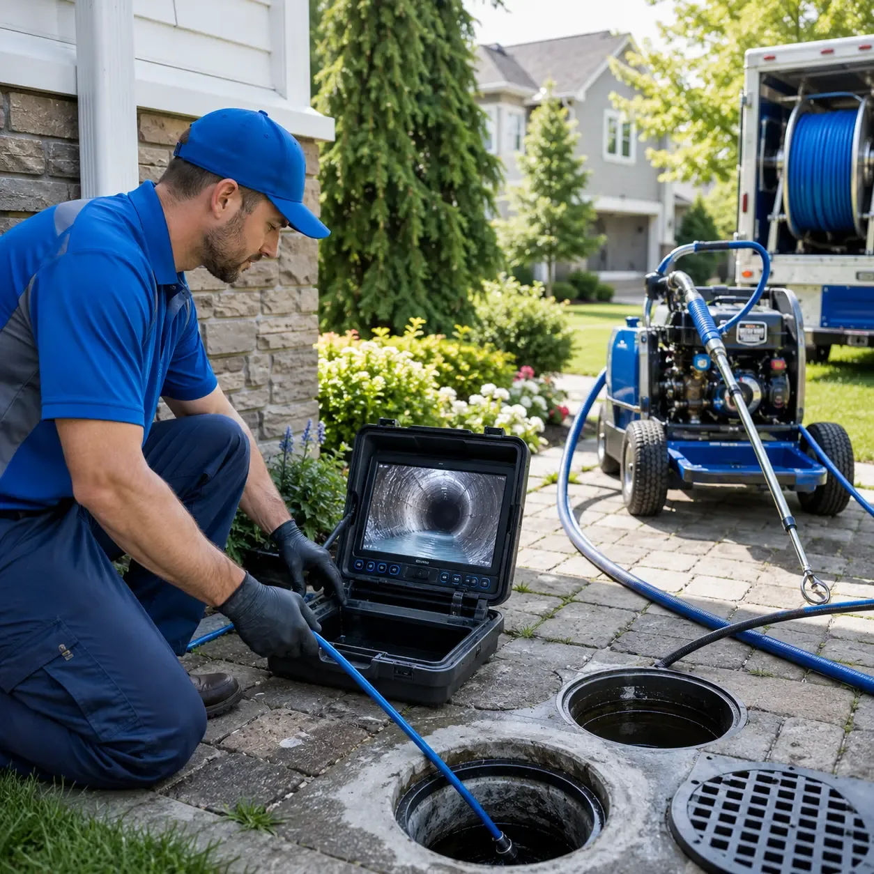 Outdoor drain cleaning professionals serving Marty, SD