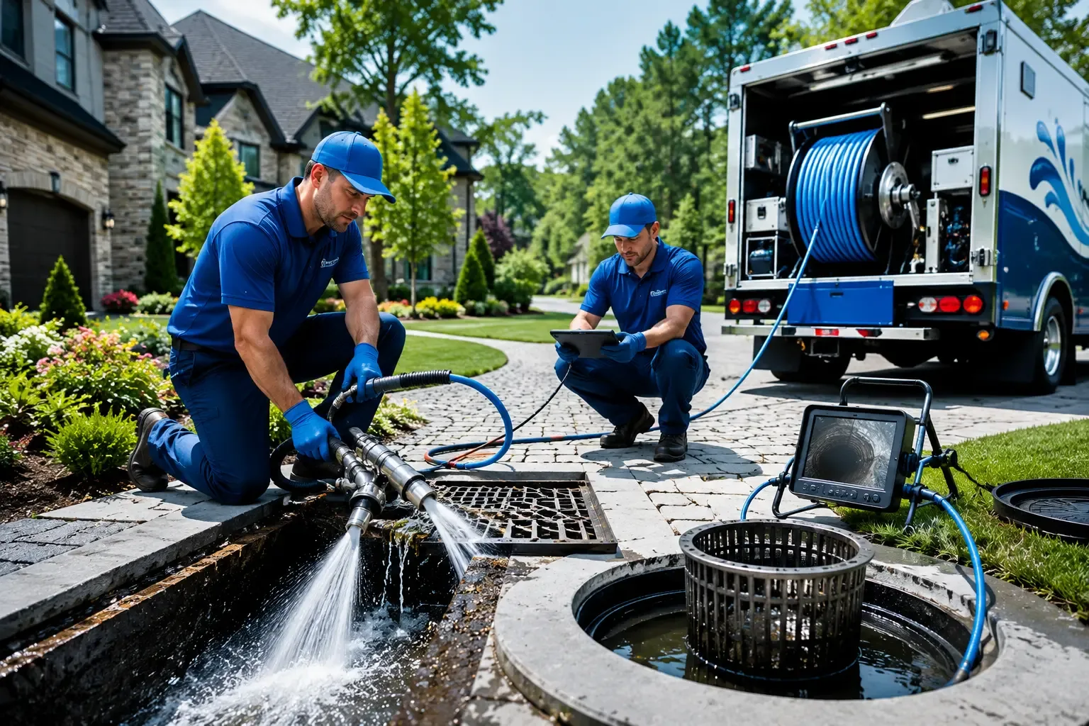 Local outdoor drain cleaning professionals in Marty, SD